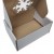 Pudełka fasonowe białe z okienkiem 160x110x70