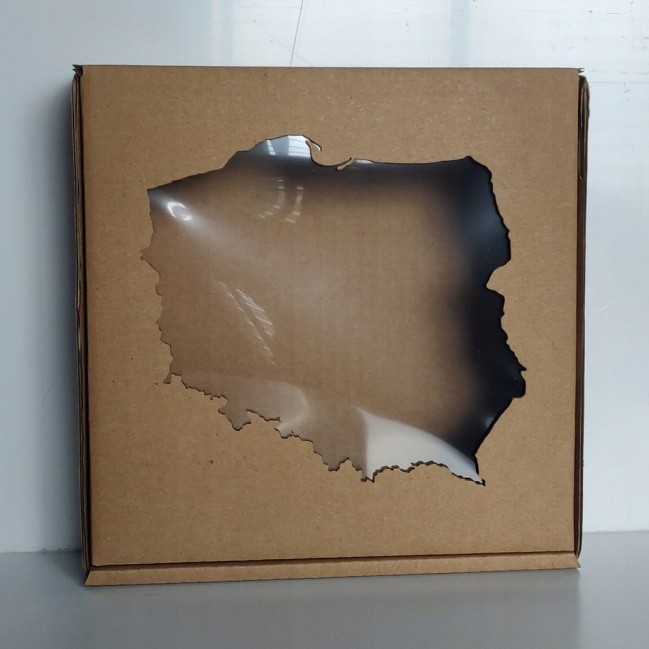Pudełko fasonowe z okienkiem 200x150x100