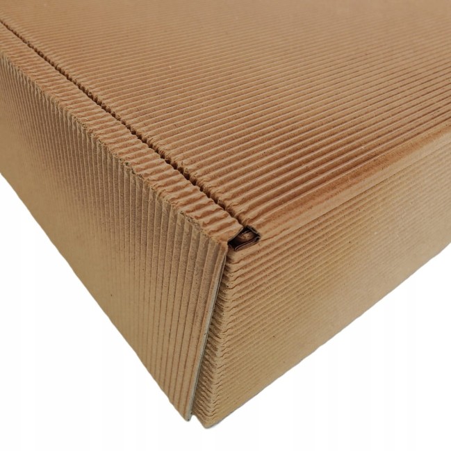 Pudełka karbowane karton ozdobny z tektury karbowanej 250x200x70
