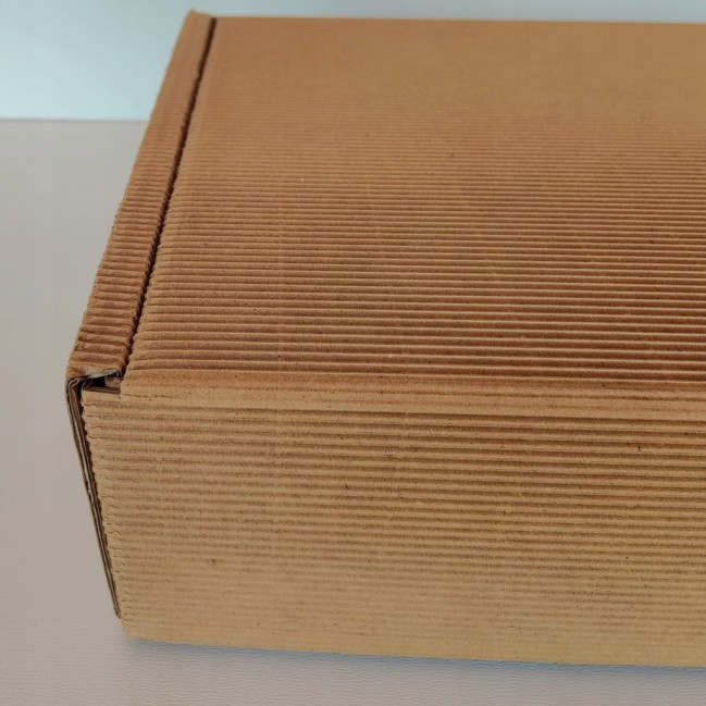Pudełka karbowane karton ozdobny z tektury karbowanej 250x200x70